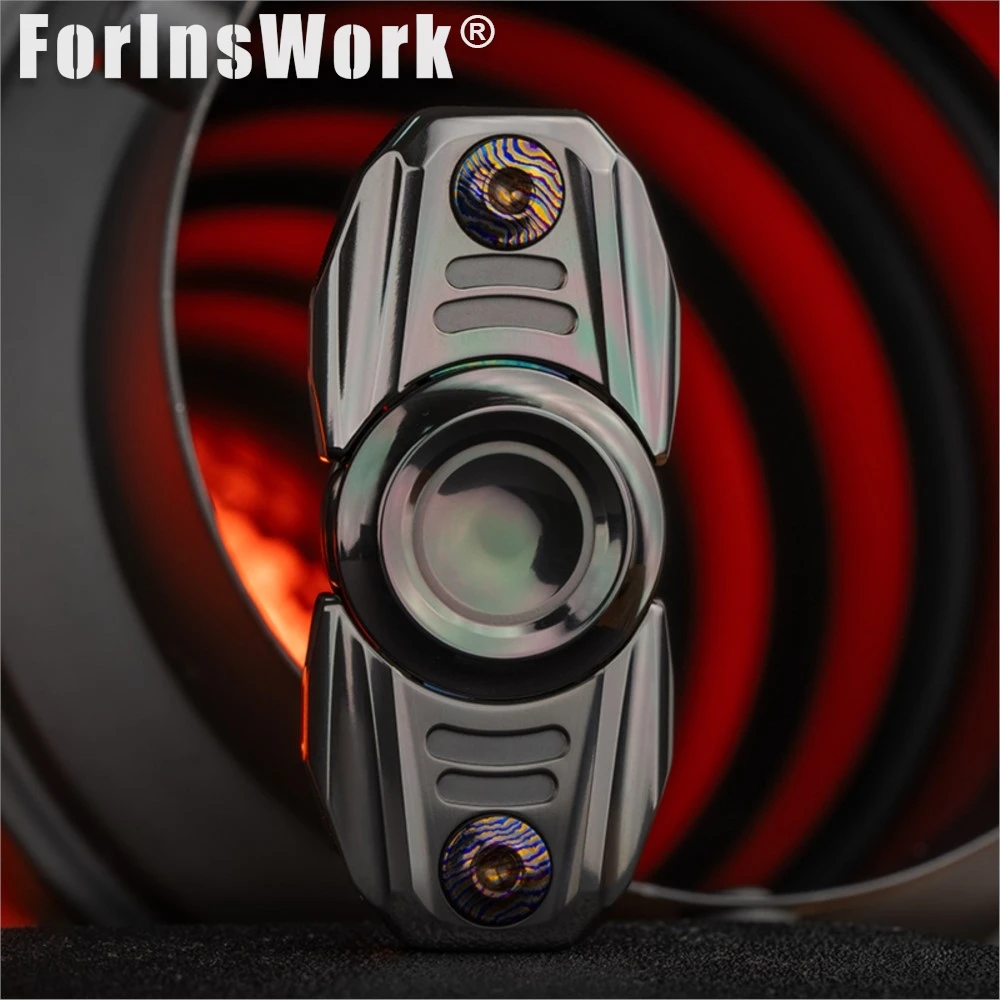 GJM PROMETHEUS EDC チューニングフォーク オープンアーマー フィジェットトイ |   3-in-1 磁気減圧玩具 音付きフィジェットスピナー