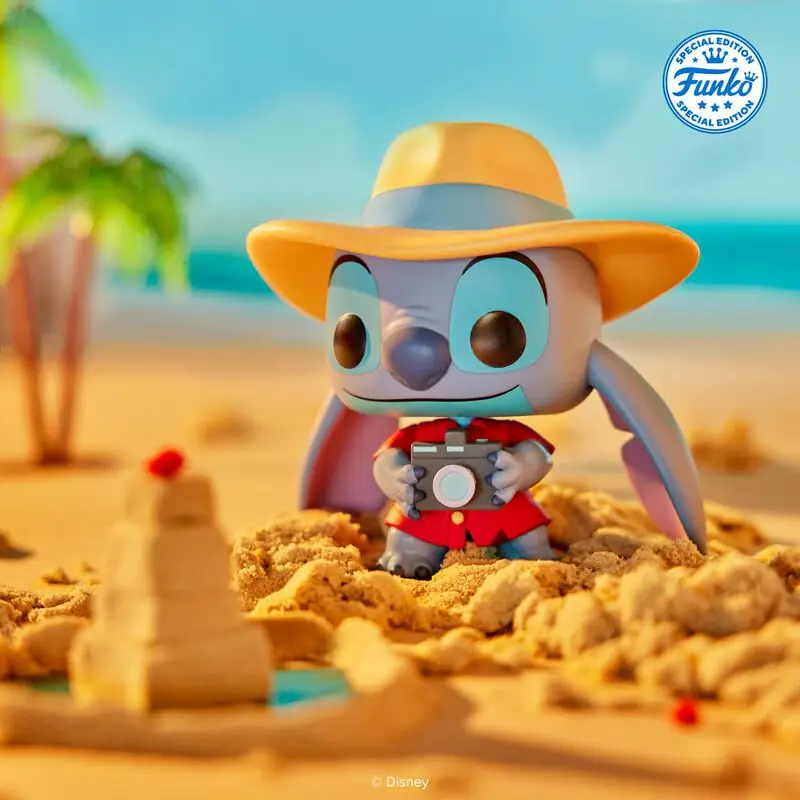 Disney Tourist Stitch 1569 Figures Funko Pop Lilo Stitch 3.85 inch Vinyl Figure Collectible Limited Edition Model Toy Gift - Image 3