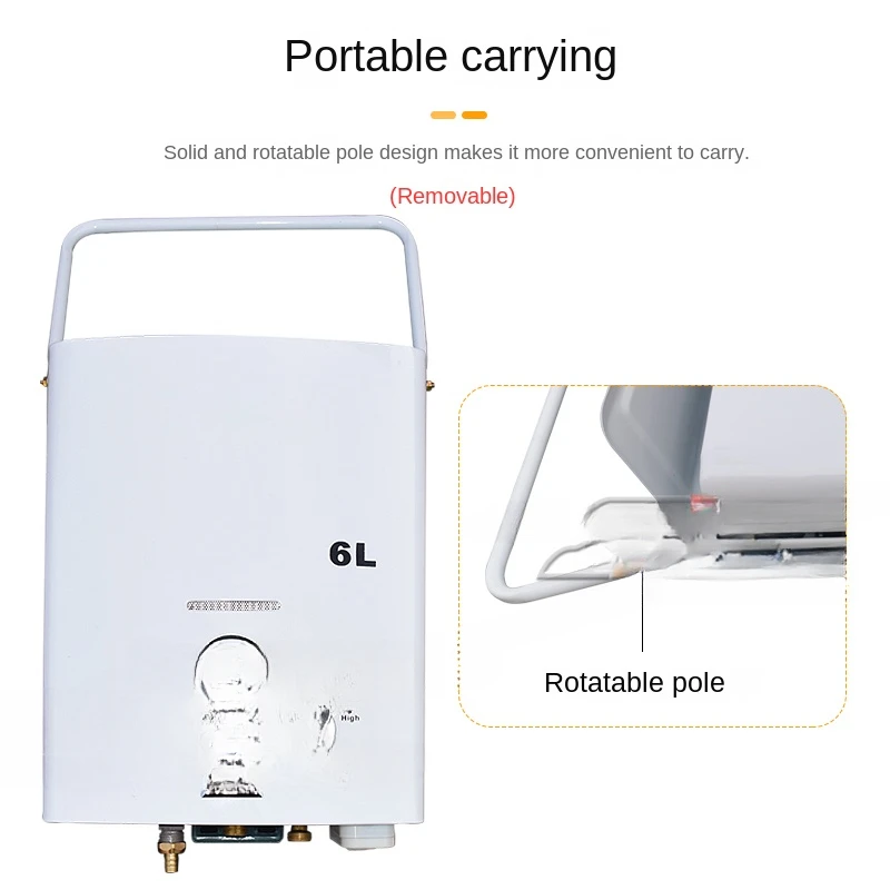 Outdoor Gas Water Heater for RV Special Gas LPG Water Heater Outdoor Camping Water Heater