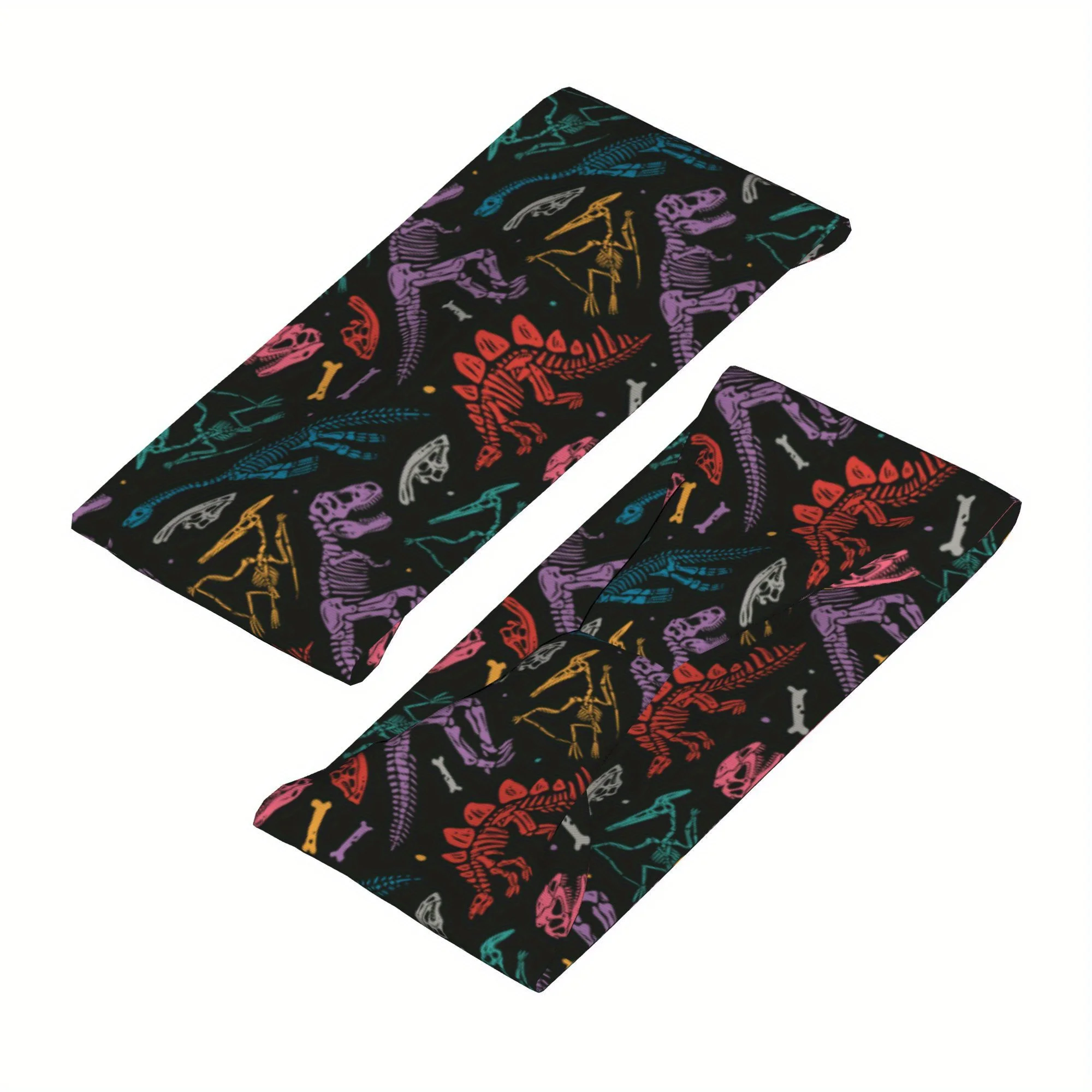 Custom Colorful Dinosaur Skeletons Sports Headband