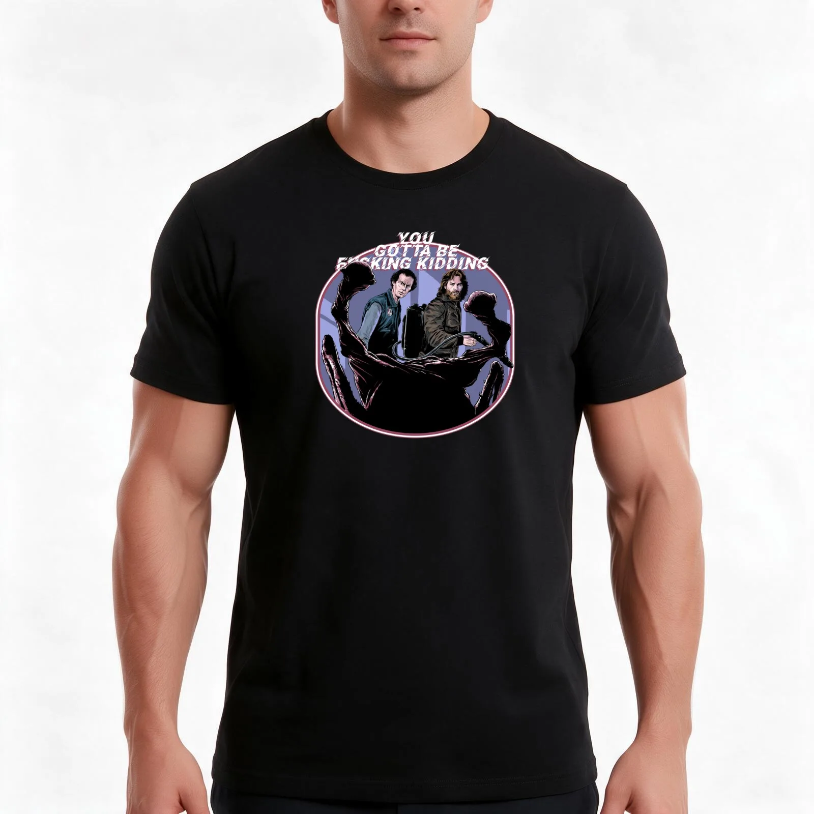 The Thing You Gotta Be Kidding Spider Head T-Shirt Summer Casual Cotton Tee Oversized Streetwear Tops Vintage Graphic Print