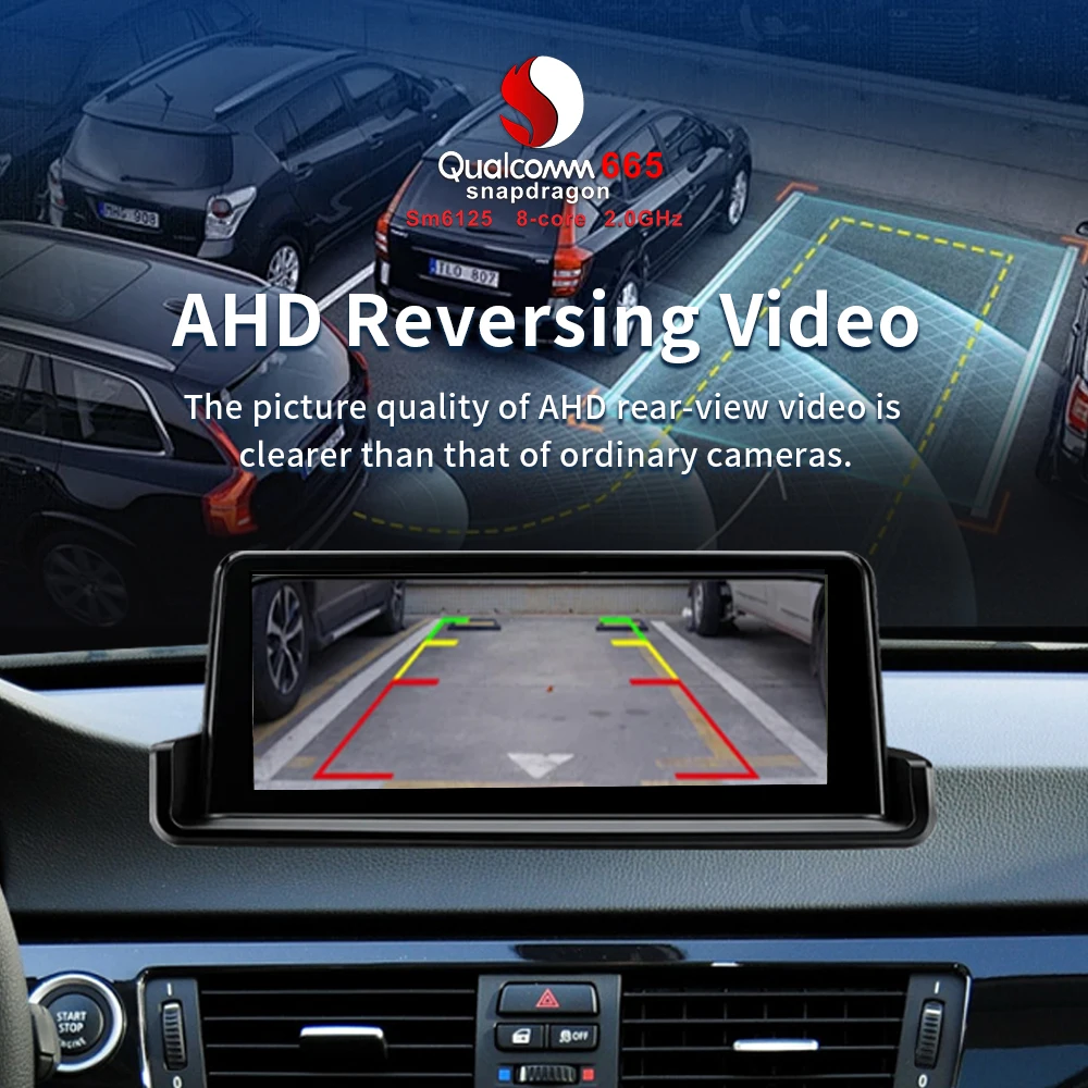 وحدة رأس Android14 مقاس 10.25 بوصة/12.3 بوصة لشاشة اللمس عالية الدقة من السلسلة E90 E91 E92 مع CarPlay اللاسلكي ونظام تحديد المواقع التلقائي Android #5