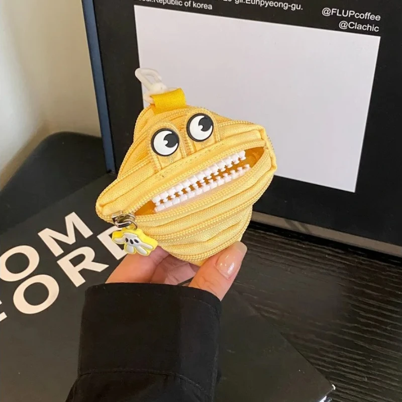 Monster Headphone Bag Cute and Creative Cartoon Key Storage Bag Backpack Pendant Funny and Cute Coin Purse Personalized Pendant