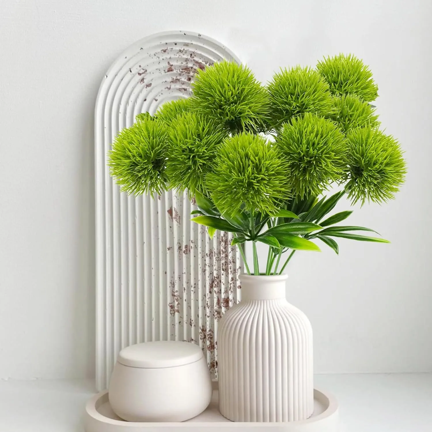 3/7Pcs Künstliche Blumenstrauß Löwenzahn Blumen Wohnzimmer Dekoration Outdoor Garten Blume Hochzeit Decor DIY Kranz Zubehör – Detail 3