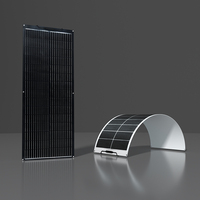 XINPUGUANG Flexible Solar Panel 100 Watt 12 Volt, Ultra Lightweight 100w Solar Panel 12v of Semi-Bendable Monocrystalline Cell