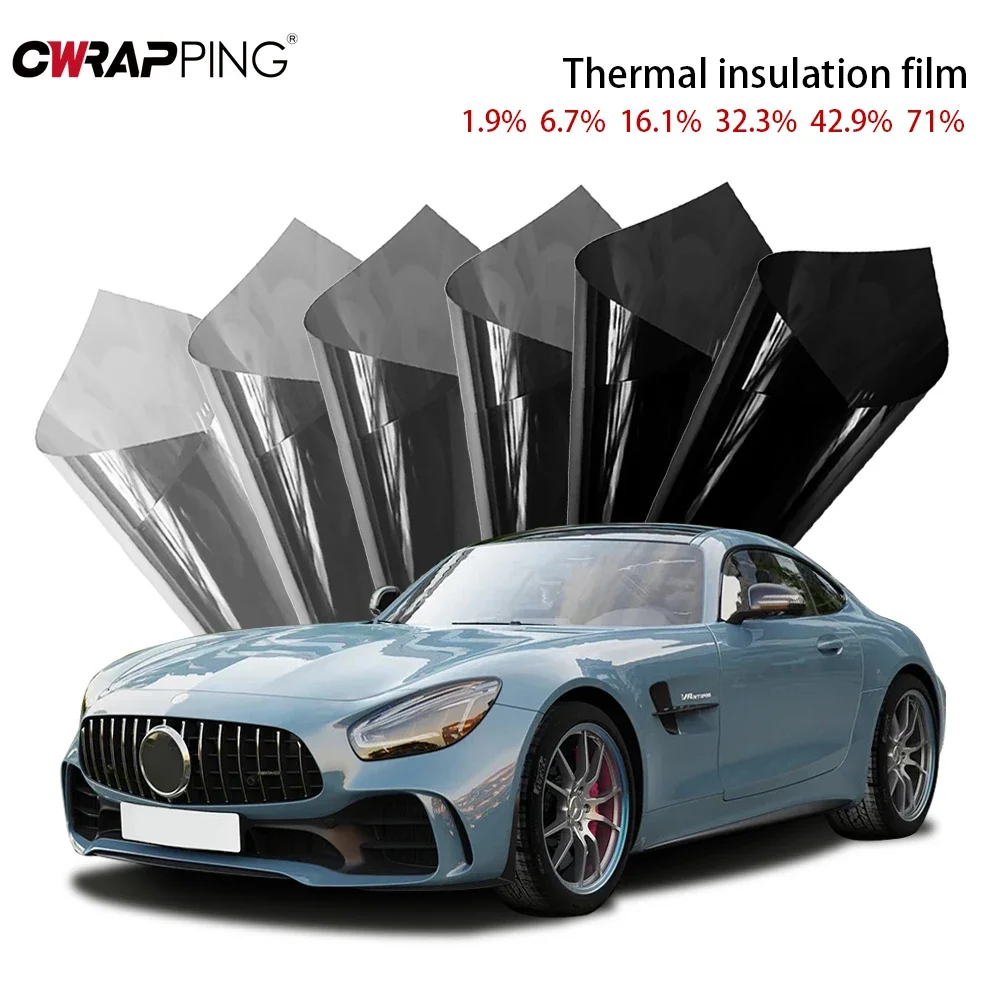 

Car Window Tint Film Summer Solar UV Protector Tint Tinting Film for Cars Window Privacy Film 50cmX300cm Sun Shade Film