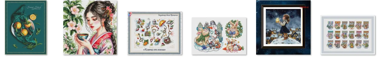 Cross stitch Kit 14CT 18CT 25CT Canvas Cross Stitch DIY Embroidery Set DMC Threads Craft Three rabbits 55-40
