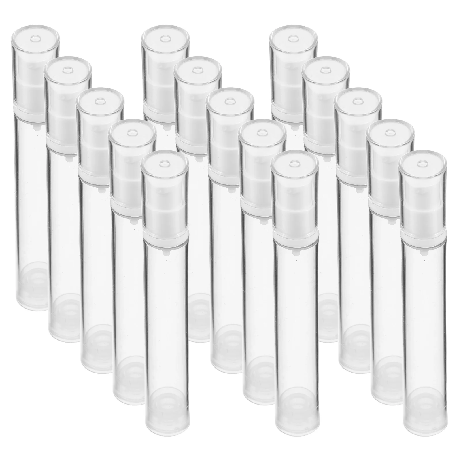 

20Pcs 15ml Clear Travel Skincare Containers Vacuum Dispenser Bottles Leak-Proof Portable Lotion Serum Foundation Cream Toiletry