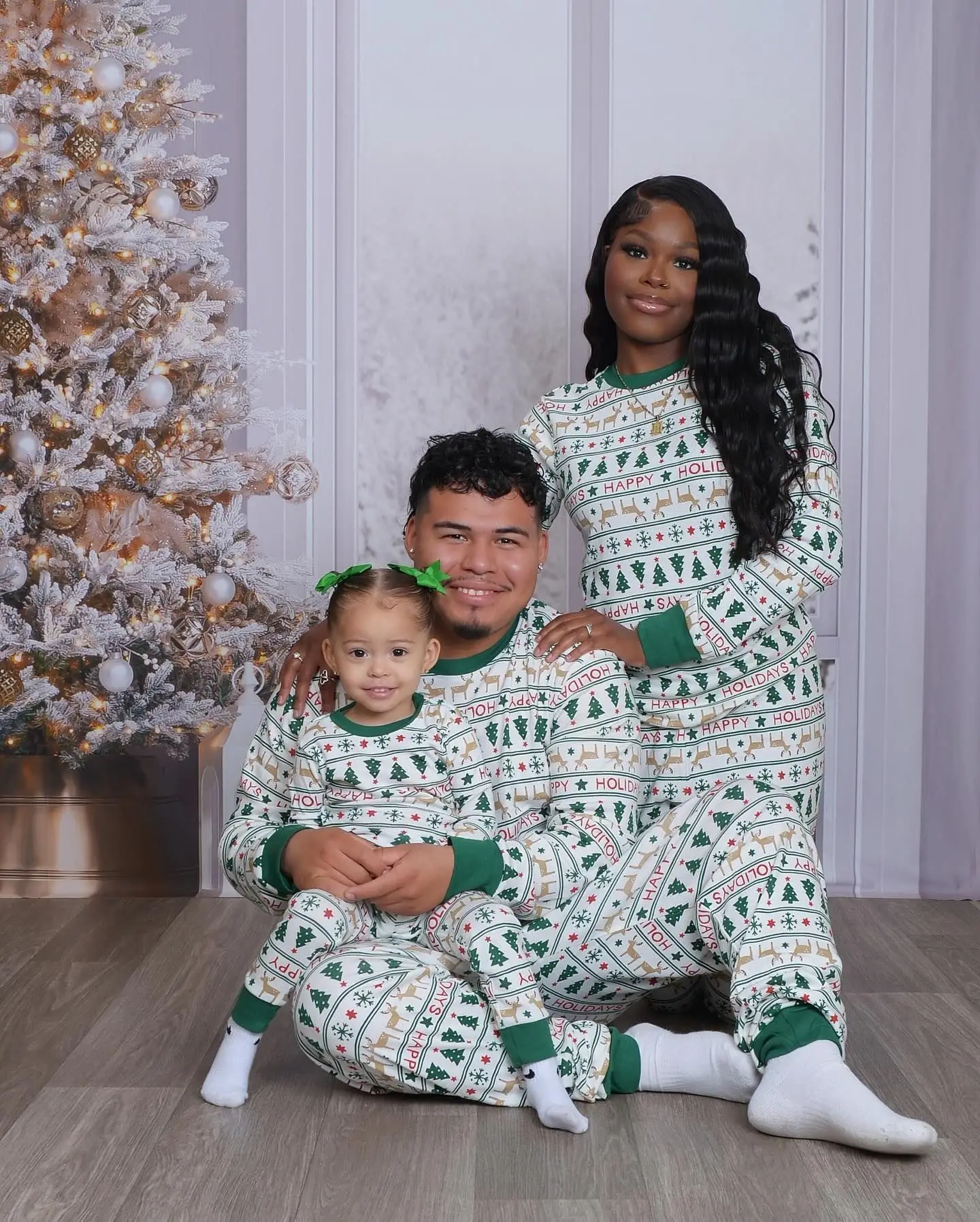 matching christmas dresses for mom and daughter Sinhoon Mommy Me Outfits Mother Dress Long Sleeve Plaid New Year Clothes (Mom,XXL) joy and happiness! Mommy and Me Christmas Dresses