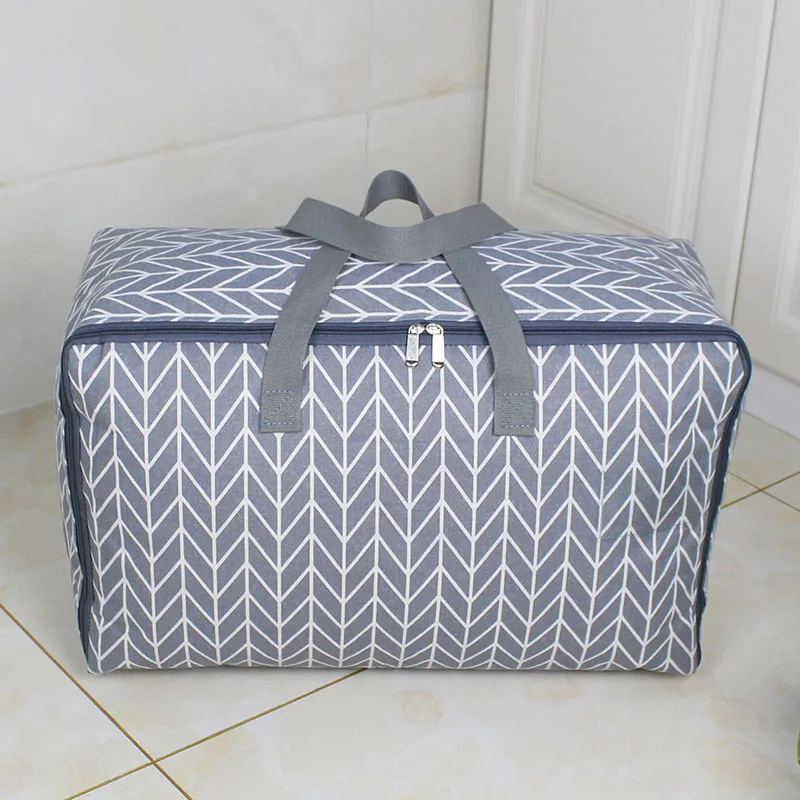 1 قطعة بلون سعة كبيرة الملابس حقيبة تخزين اللحاف المنزلية Dusproof حقيبة التخزين دائم تتحرك الأمتعة التعبئة حقيبة