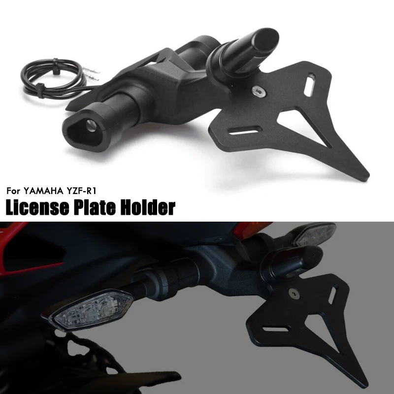 

Motorcycle License Plate Holder Fender Eliminator Rear Short Tail Tidy Bracket For YAMAHA YZFR1 YZF R1 R1M YZF-R1 YZF-R1M 15-25