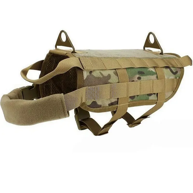 Chaleco Molle de entrenamiento militar K9 para perro, arnés táctico de caza, ropa impermeable para perro