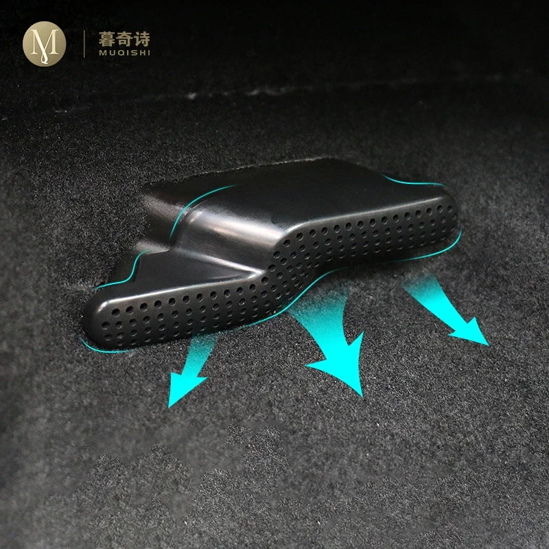 MUQSHI крышка на вентиляционное отверстие автомобиля, крышка на заднее сиденье, защита от пыли, выпускное отверстие, кондиционер для Mini Cooper Clubman F54 F55 F56 F57 F60