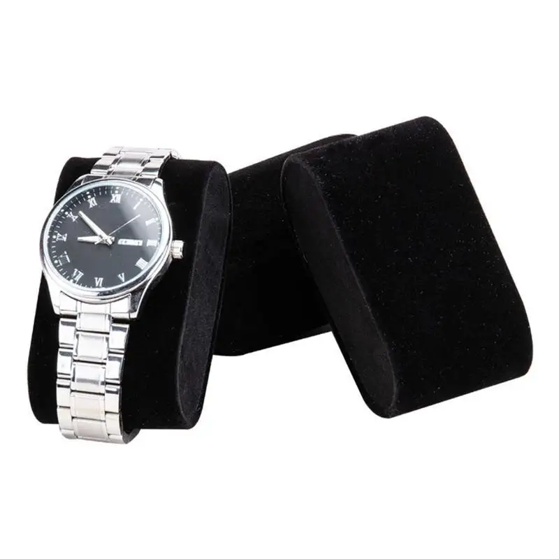 A52E 5 Stück Samt Uhr Armband Kissen Schmuck Displays Requisiten für Home Shops – Detail 7
