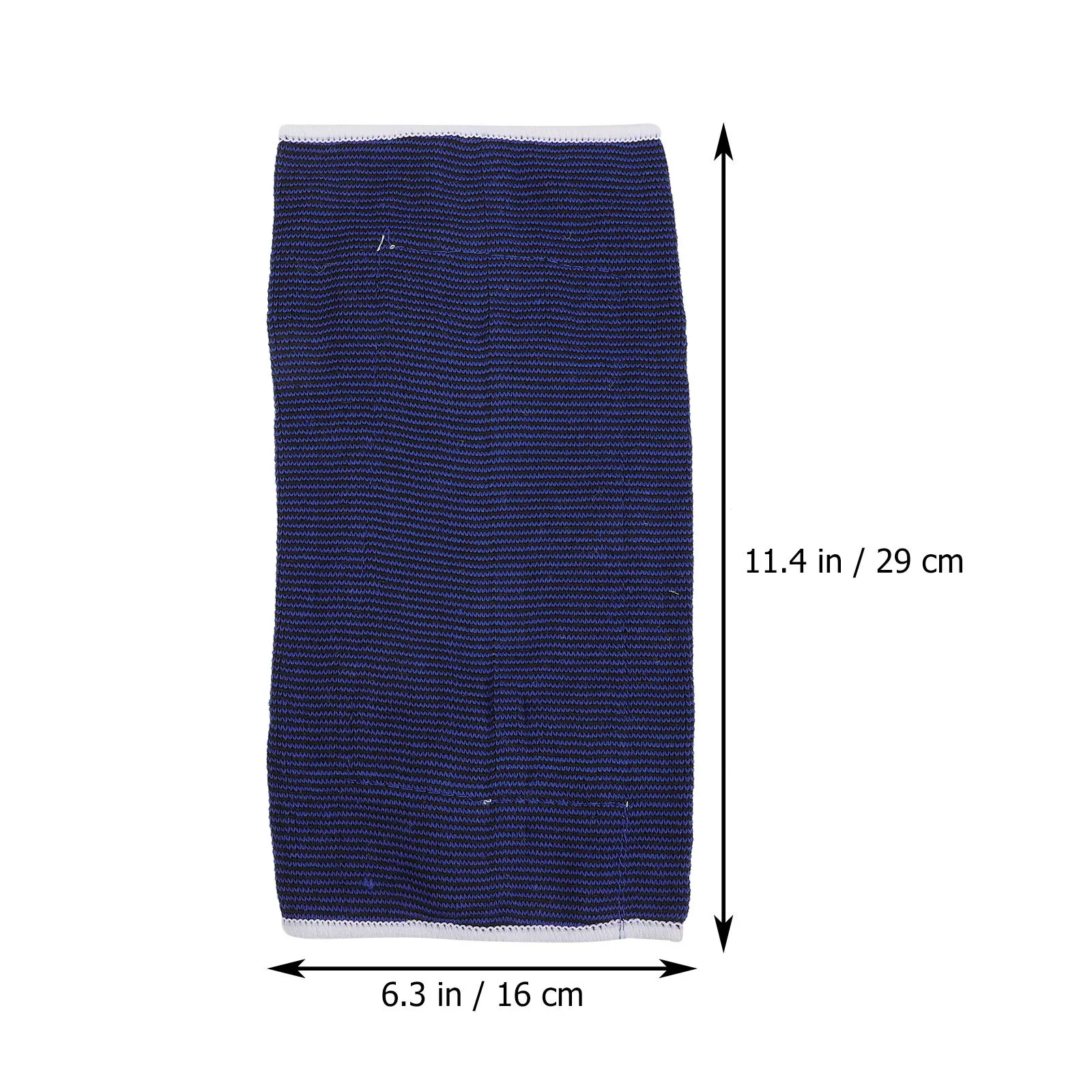 1 زوج الركبة دفئا الدفء غطاء مطاطا هدفين الشتاء الحراري حامي الرياضة الدراجات اللياقة البدنية ممارسة الركبة كم #4