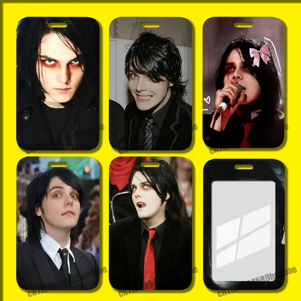 For Gerard Way Singer Employee ID Card Holder Office Badge Student Bank Work Credit Holders Hard Case Shell
