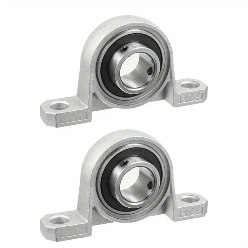 2Pcs KP004 KFL004 Zinc Alloy Pillow Block Insert Bearing 19/22mm Bore Mounted Support for CNC 3D Printer