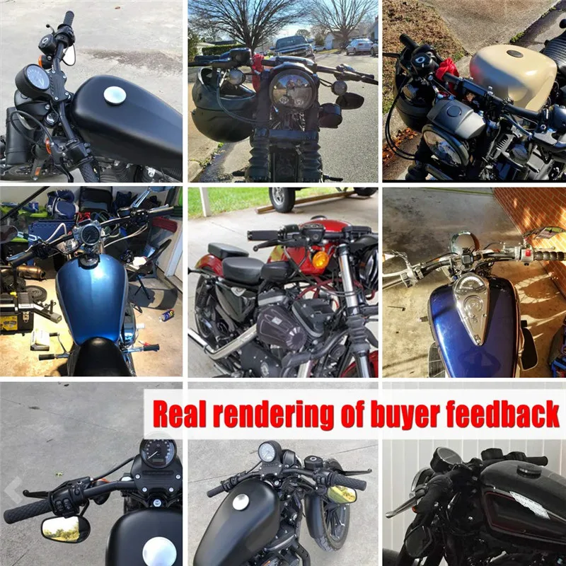 25mm Motorcycle Handlebar Drag Bar Curved for Sportster XL 1200 Iron 883 48 72 Roadster Nightster Low Steering Wheel