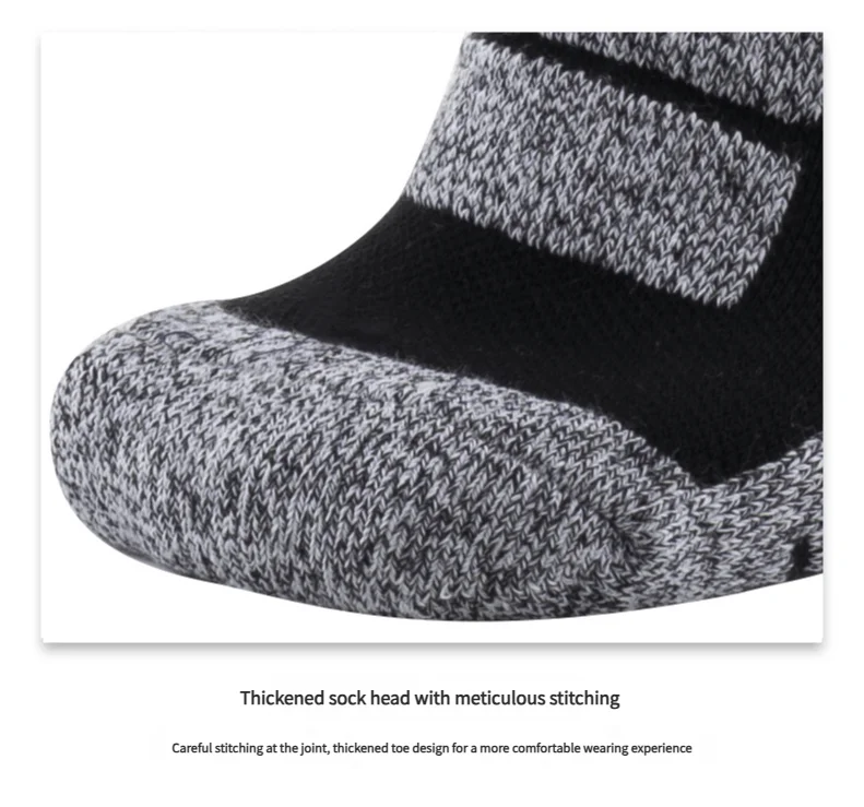 8 пар лыжных носков, мужские и женские теплые носки с длинными трубками, спортивные зимние носки с толстым полотенцем, походные носки, носки для выступлений