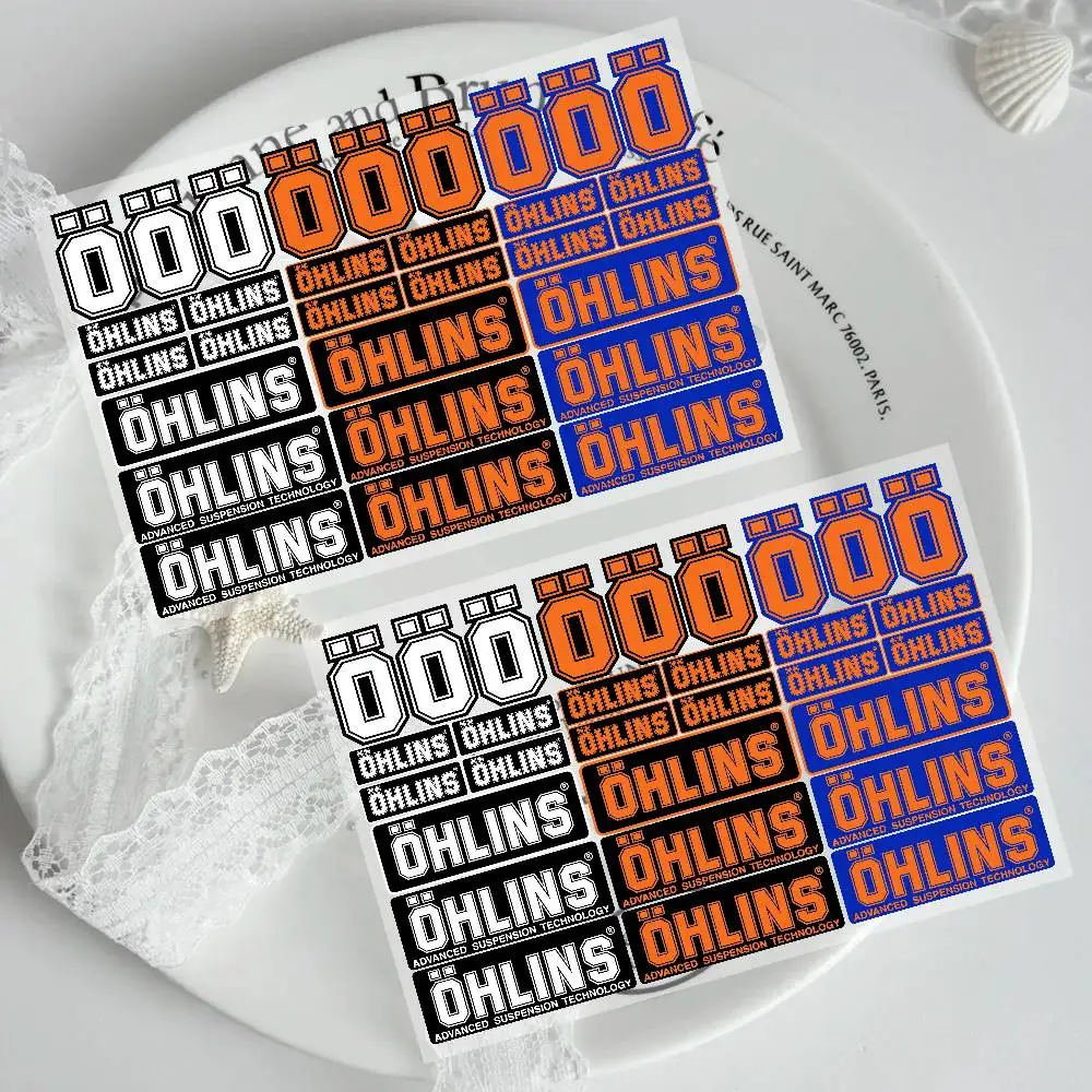 OHLINS Stickers Moto Sticker Auto Body Bumper Windows Motorcycle Laptop Walls Vinyl Film Decal Car Tuning Accessories