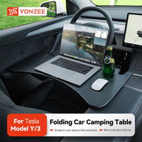 YZ For Tesla Model 3 Highlan Modle Y X S 2018-2025  Steering Wheel Laptop Tray Travel Desk Portable Office Table Car Accessories