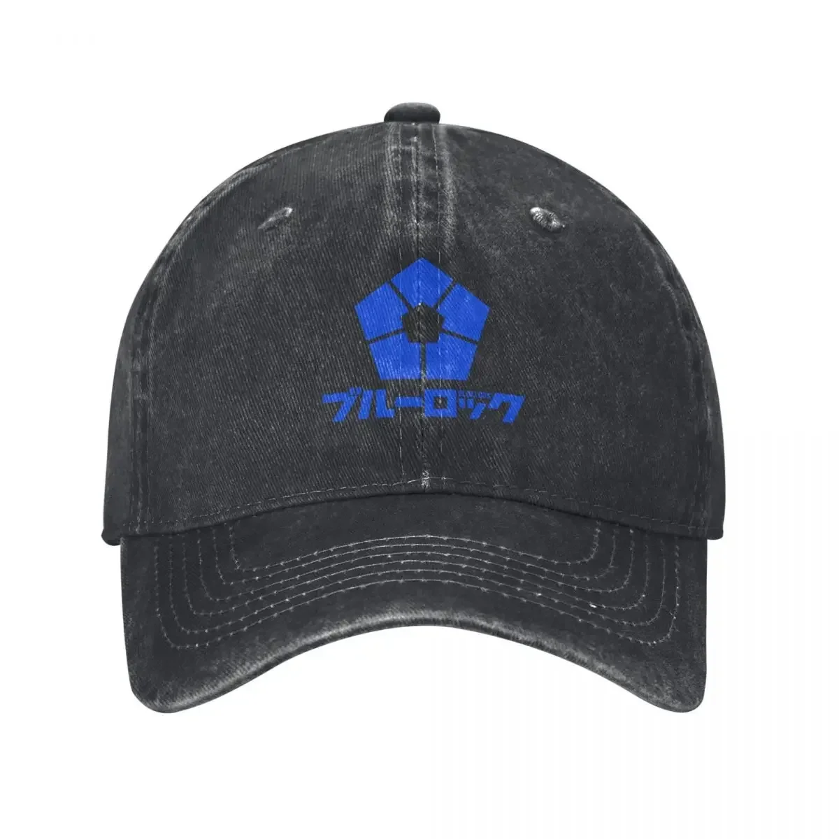 Blue Lock Logo - Soccer Sports Anime Baseball Cap Big Size Hat Ball Cap Boy Child Women's