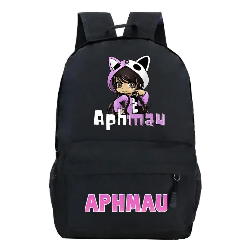 

Girl School Bag Aphmau Print Backpack Back Pack for Teenager Women Laptop Bag Children Schoolbag Primary Bagpack Travel Backpack