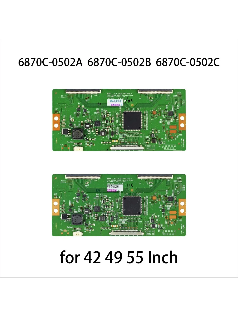 6870C-0502A 6870C-0502B 6870C-0502C tablica logiczna jest dla LG 42 49 55 Cal TV T-con części UD42C6080ID 42 pus7809 42 lb650v 42 ub820v — zdjęcie 2