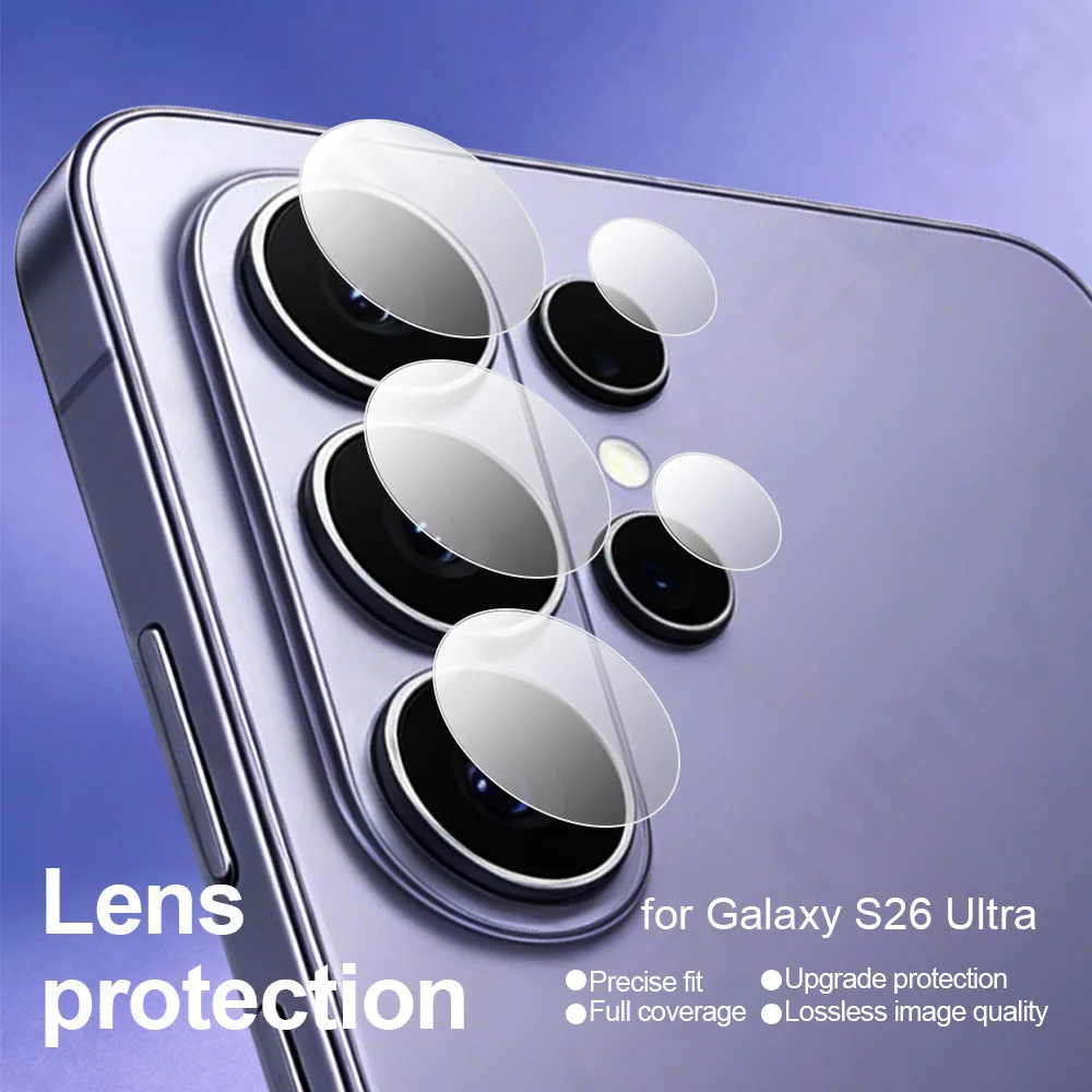 1Pc For Samsung Galaxy S26 Plus S25 Edge S24 FE S23 S22 UItra Camera Lens S21 Phone Screen Protector Camera Protective Film
