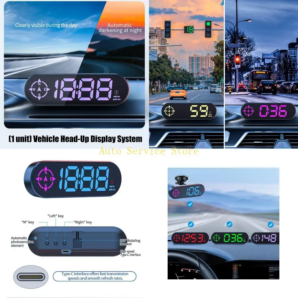 462A Adjusted LED Windshield Projector With Current Motion And Sleepiness Notification