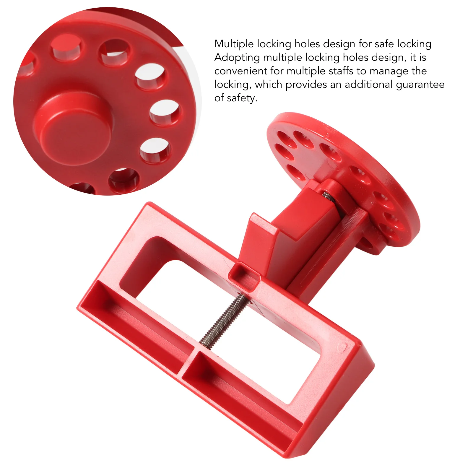 

Блокировка выключателя Устройство блокировки выключателя 3-фазный безопасный термостойкий корпус ПК LOTO Воздушный замок для промышленного использования