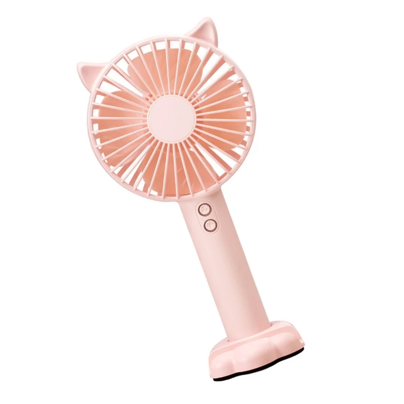 Quạt Mini Dễ Thương Quạt Du Lịch Nhỏ Thiết Bị Làm Mát Có Thể Sạc Lại Quạt Điện Nhẹ Thích Hợp Cho Dropshipping Trong Nhà Và Ngoài