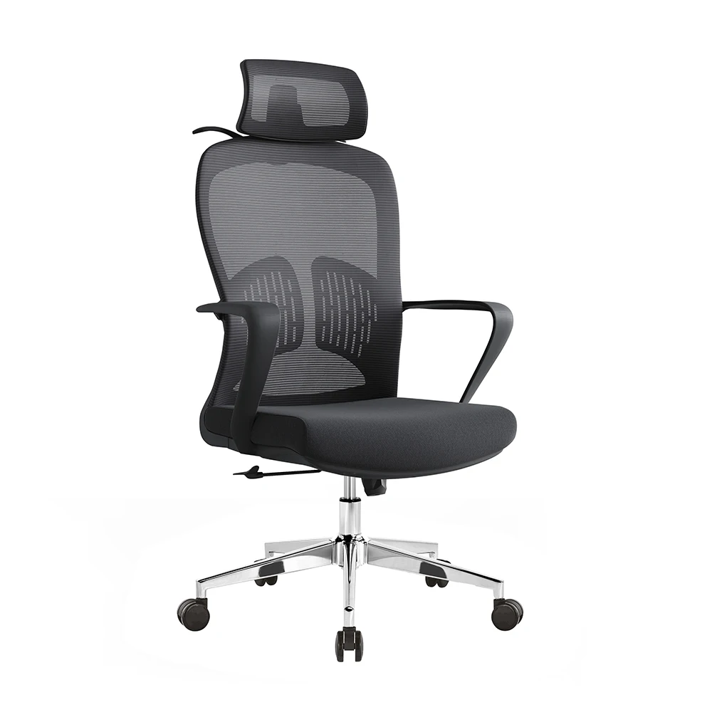 Cadeiras Ergonômicas Personalizadas a Preço de Fábrica, Modernas, com Encosto Alto em Malha, Ajustáveis, com Suporte Lombar para Escritório
