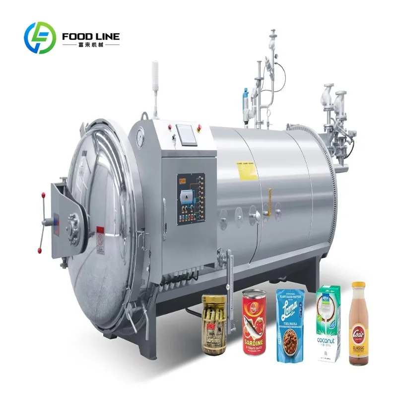 Customized Retort Autoclave Autoclave for Pouch Food Steam Sterilizer Portable High Pressure Autoclave