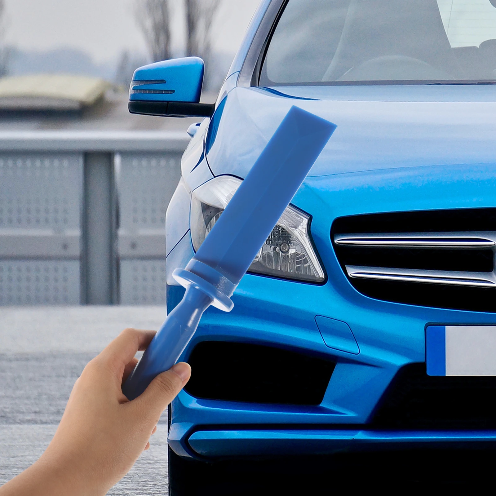 

4 Pcs Automotive Plastic Scraper Set for Surface Cleaning and Gasket Removal Non-Damaging Tools