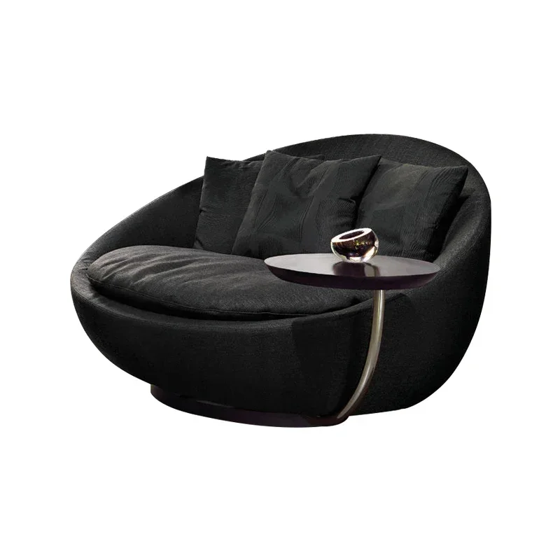 Single chair light luxury small apartment living room balcony bedroom Internet celebrity lazy sofa