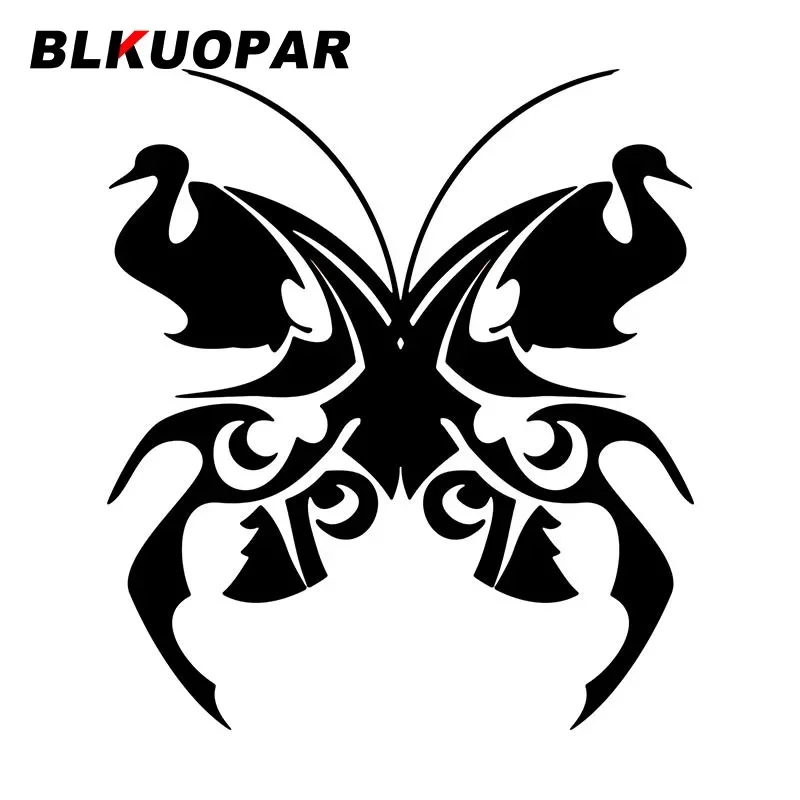 

BLKUOPAR Beautiful Butterfly Wings Car Stickers Personality Vinyl Decal Waterproof Creative Refrigerator JDM Car Accessories