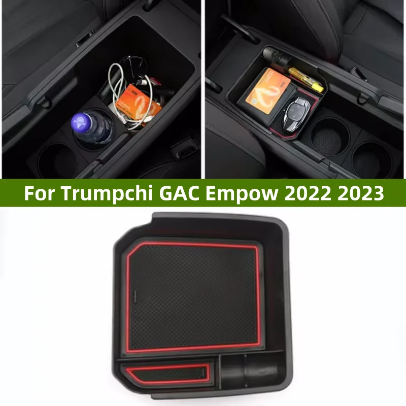 Interior Moulding For Trumpchi GAC Empow 2022 2023 Car Accessories Center Armrest Storage Box Door Armrest Container Box