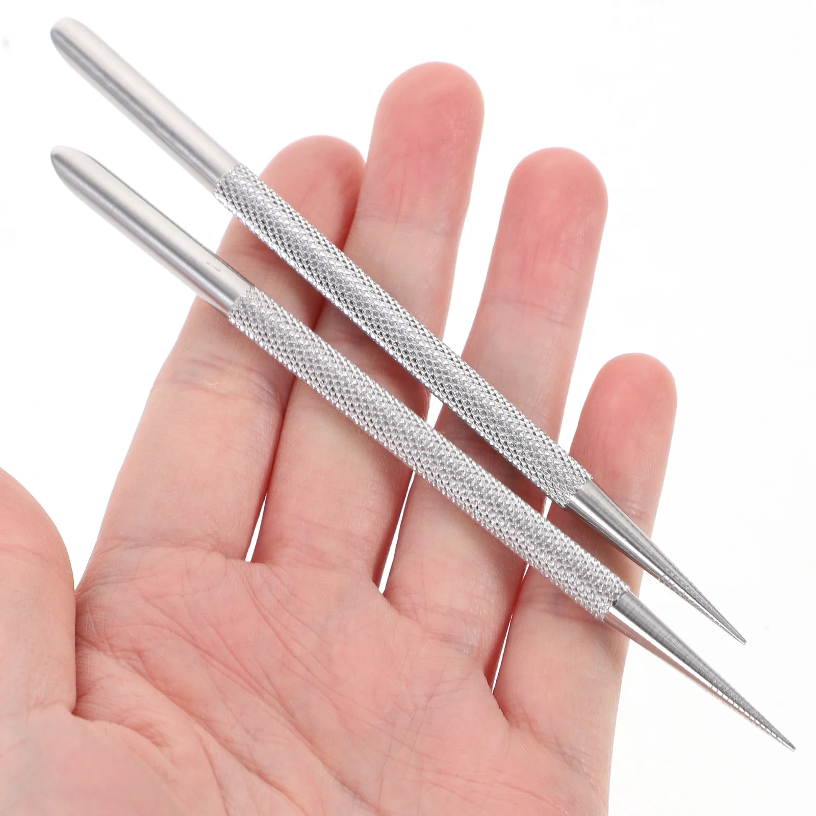 2 Pcs Gel Nail Peeling Baby Electric Tree Trimmer Pusher for Stainless Steel Pedicure Tools