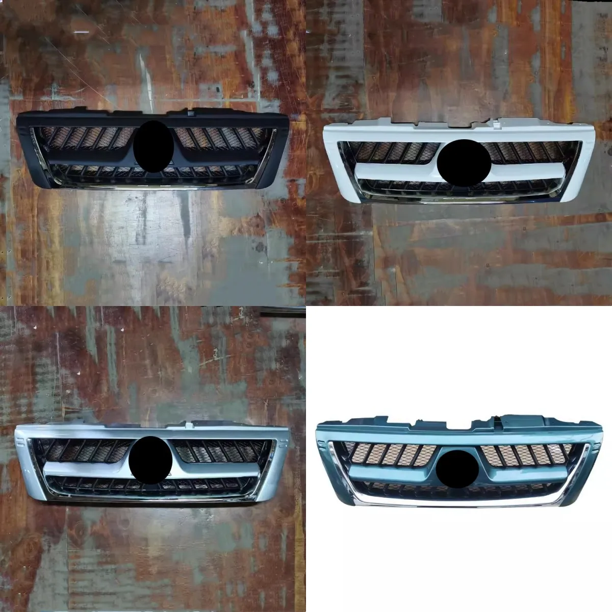 Grill Mask Grid Radiator Grille Front Bumper Net Assembly For Mitsubishi Pajero V73 V75 V77 Auto Accessories