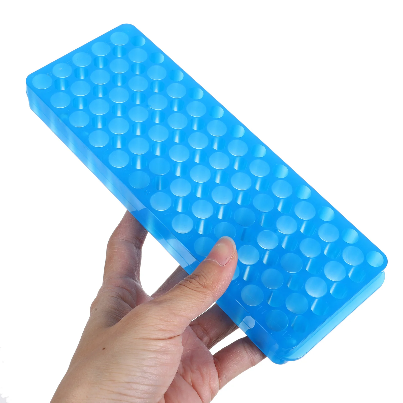 اختبار أنبوب رف شاشة 60 فتحة التخزين المنظم ل 05 مللي 15 مللي 2 مللي أنابيب مختبر كفاءة أنبوب اختبار حامل أنابيب اختبار حامل