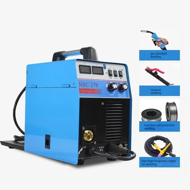 

Dual purpose pulse aluminum welding machine with dual protection welding machine and gas protection welding machine