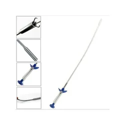 4 Claw 60cm Long Reach Flexible Pick Up Tool Spring Grip Narrow Bend Curve Grabber For Picking Up Nuts And Bolts
