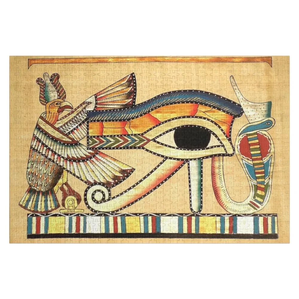 Egypt Nekhbet Eye Horus Jigsaw Puzzle Anime Photo Customized Kids Gift Puzzle