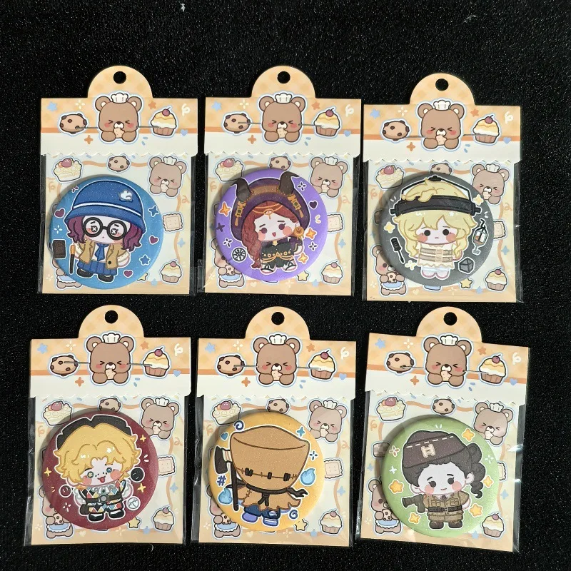 Identity V Game Badge Bar Priestess Painter Coordinator Naiad Lawyer Cosplay Costume Brooch Clothing Accessories Fans Gifts Prop