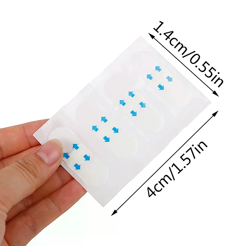 40 pièces Invisible V Face Lift bandes anti-rides autocollant visage front cou autocollant Pad Anti-âge Patch visage minceur masque