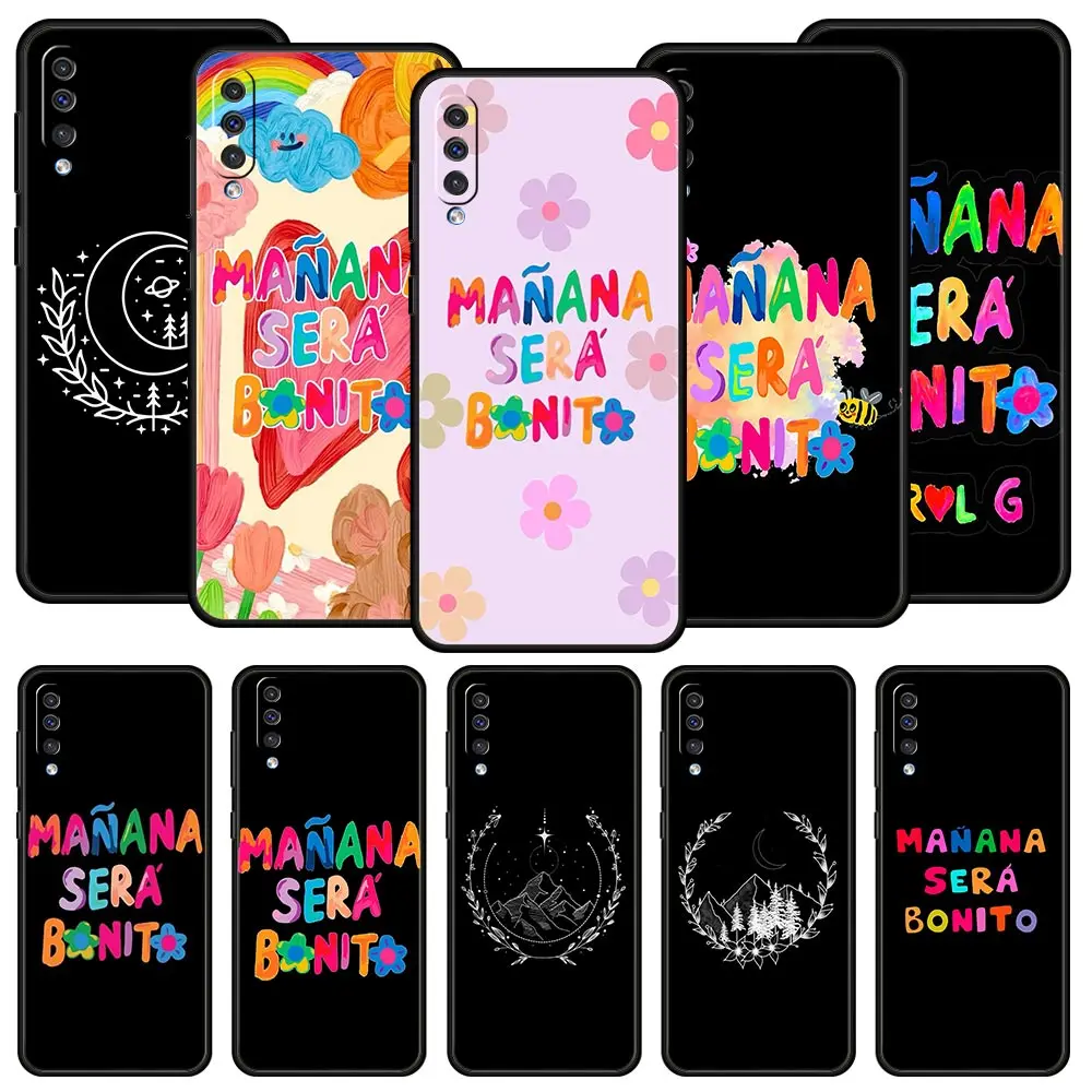 Letter Print Kangaroo Phone Case For Samsung A54 A52 A24 A14 A50 A70 A30 A40 A20S A20E A02S A12 A22 A34 A42 A32 5G A04s Cover