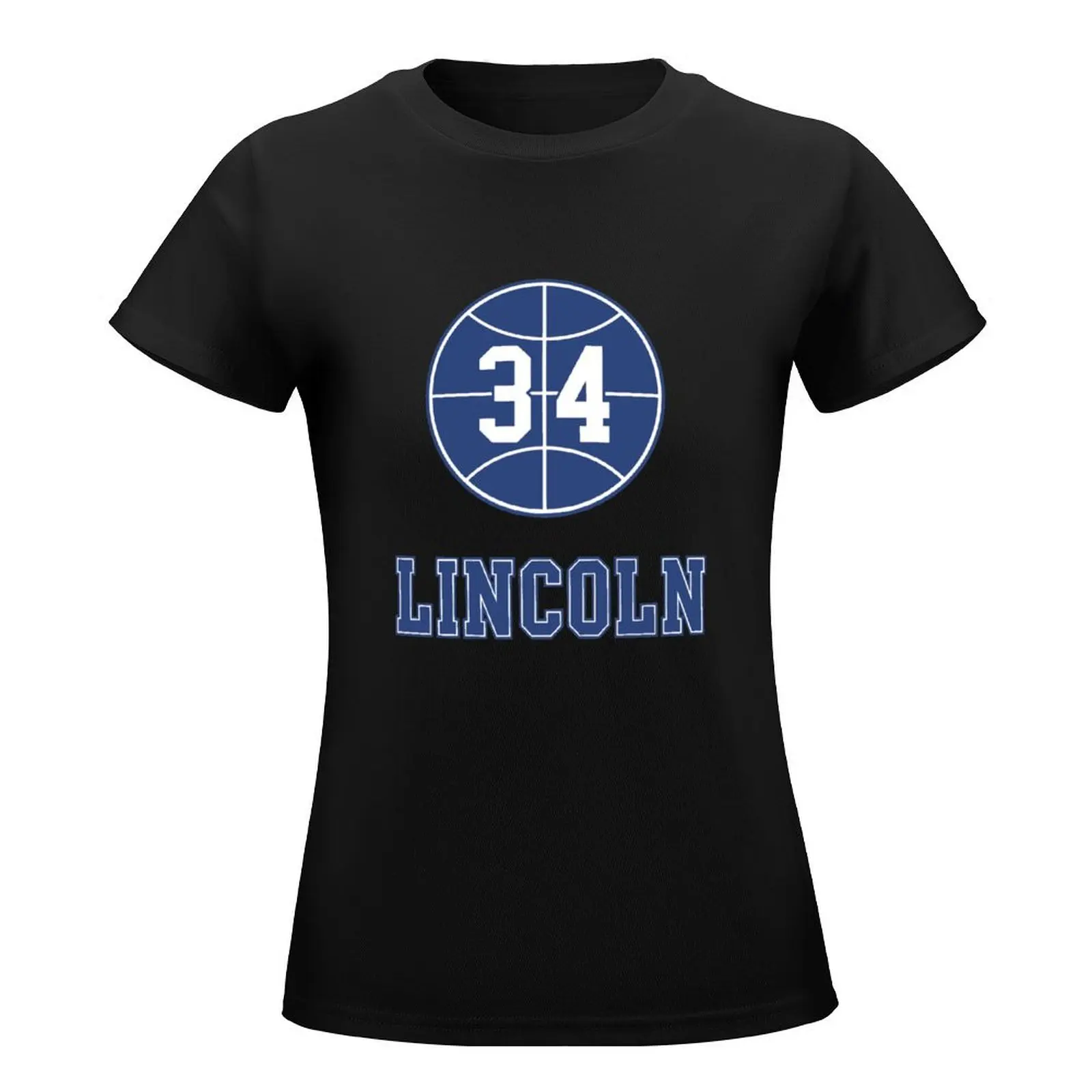 Jesus Shuttlesworth 34 Lincoln High School Basketball T-Shirt Blouse tees oversized black t shirts for Women