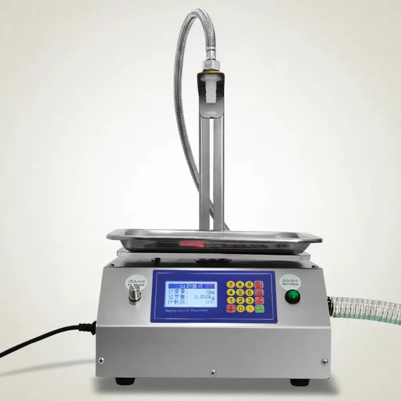 CSY-L17 Tabletop Semi-Automatic Liquid Weight Filling Machine For JLiquid Soap Hand Wash Products Filling Machine
