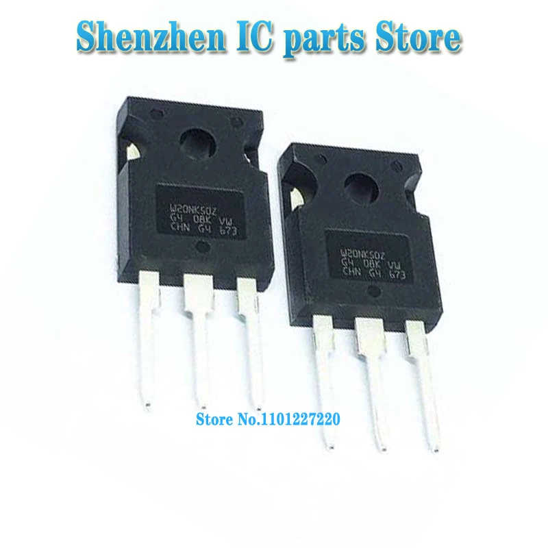 10pcs/lot W20NB50 W20NK50Z W20NM50 W20NC50 TO247 In Stock